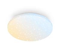 BRILONER White Ceiling Light LED Starry Sky Colour Changing CCT Bedroom 340mm Briloner White