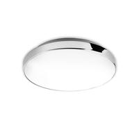 BRILONER White Chrome IP44 13W LED Ceiling Light Briloner White