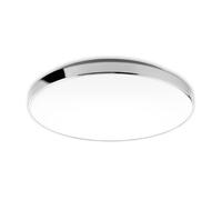 BRILONER Leuchten 3351-216 LED Ceiling Light Bathroom Lamp IP44 13 Watt 1,700 Lumen 4,000 Kelvin White Chrome 35 5 cm