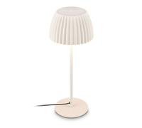 BRILONER - LED Table lamp with Touch, dimmable, Warm White, Light Edge, Lounge, Table Light, Bedroom, Bedside, 14.3x36 cm, Off White