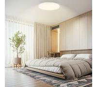 Briloner White Led Ceiling Light Round Slim Panel Lamp Ultra Efficient Dimmable Remote Control Cct 420mm