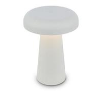 BRILONER - Rechargeable LED Table Lamp, Stepless Touch Dimmer, IP44, USB-C Charging Cable, Replaceable Battery, Night Light, Bedside Lamps, Battery Lamp, 12 x 17 cm, Light Grey