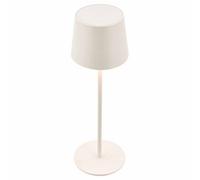 Briloner White Rechargeable Led Table Lamp 2.6W 120Lm 3000K Touch Dimmer Cordless Ip44 33Cm