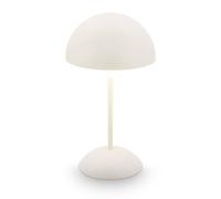 BRILONER White Rechargeable LED Table Lamp Desk Night Light Dimmable Cordless Briloner White