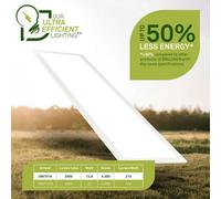 Briloner White Rectangle Led Ceiling Light Panel 13.5W 2900Lm Ultra Efficient Neutral Hallway Office Garage 100Cm