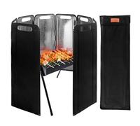 Brilose Camping - Portable Folding Screen, Outdoor Heat Shield | High Temperature Resistant Wind Blocker, Comfortable and Safe Cooking Experience.