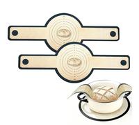 Brilovent Silicone Bread Sling for Dutch Oven, 2 Pcs Non Stick Reusable Bread Mat Set, Sourdough Sling with Heat-Resistant Handles for Breads Making Accessories & Sourdough Gifts