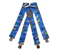 Brimarc Onesize Blue Fisherman Work Braces 2"/50mm