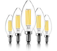 BRIMAX E14 LED Candle Bulb Dimmable 4W 40W Warm White 2700K SES Chandelier Bulbs [EEK: E]
