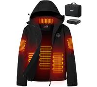 Brimekey Women's Heated Jacket with 7.4V 12000mAh Battery Pack, Heated, Windproof and Waterproof Electric Heat Jacket