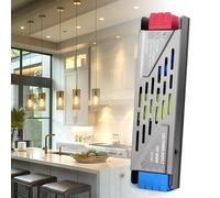 BRIMETI 12V LED Driver 200W Power Supply AC 240V to DC 12 Volt 16.6A Transformer Ultra Slim Adapter Constant Low Voltage Switching Transformer for LED Strip Light Cabinet Shed Bulbs Light