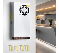 BRIMETI LED Driver 12V 20A 240W Universal Power Supply AC 110V/220V to DC 12Volt Regulated Transformer Switching Power Adapter Converter Transformer For LED Strip Light Display Screen