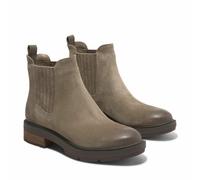 Brimfield Mid Chelsea Boots in Suede Brown