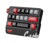 BRIMFORD 12 Keys Gaming Keypad with Right Joystick, One Handed Keyboard Fully Programmable for Knobs and Keys, Rocker Knobs for OSU Keypad, Hotswap Keypad with RGB (Black)