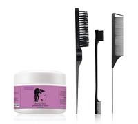 BRIMFULITE Braided Gel Extreme Hold No Dandruff Natural Ingredients Soft Edge Control for Boxing Braids Cornrow Locs Braids Braided Gel for Women Men 300ml