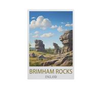 Brimham Rocks England,Puzzle 1000 Pieces Paper Puzzle Adult Children'S Educational Toy Family Decompression Game(50x70cm)-J32