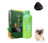 Brimless Shampoo, Pure Plant Extract For Grey Hair Color Bubble Dye, Natural Argan Oil Extract Permanent Gray Hair Dye Shampo, Bubble Hair Dye Shampoo For Women Men (black brown)