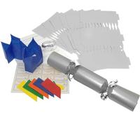 Brimtoy 10 X Make Your own Large (14” / 35cm) Snap Free Cracker kit - Silver