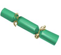 Brimtoy 25 Wedding crackers kit. Emerald with gold ribbon.