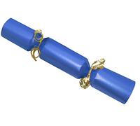Brimtoy 25 Wedding crackers kit. Sapphire with gold ribbon.