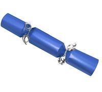 Brimtoy 50 Wedding crackers kit. Sapphire with silver ribbon.