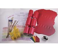 Brimtoy 6 X Make your own 14" Red Christmas cracker kits X6
