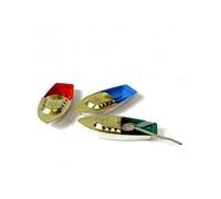 Brimtoy Classic design pop-pop boat - made from tin in supplied with candle, candle tray and instructions -measurements 14 x 6 x 3cm - Adult collectable/Unisex