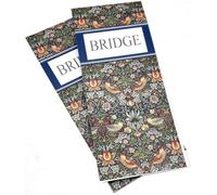 Brimtoy Deluxe Bridge Cards - William Morris Bridge score pad 2 pack with Strawberry Thief pattern.
