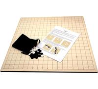 Brimtoy Go Game set (Goban) - 40cm wooden board, supplied with Go stones and instructions - Ancient Japanese game of strategy - Adult - Unisex - Made in the UK