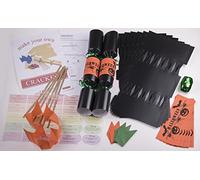 Brimtoy Halloween cracker kits X10. Large (14” / 35cm) make your own crackers Halloween party bag