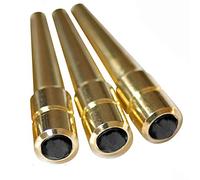 Brimtoy Pack of 3 Austrian Crystal/Rhinestone cribbage pegs 25mm solid Brass (Black)