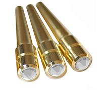 Brimtoy Pack of 3 Austrian Crystal/Rhinestone cribbage pegs 25mm solid Brass (Clear)