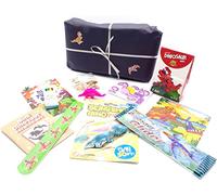 Brimtoy Pre-Wrapped Dinosaur Pass The Parcel - 12 Layer, Unisex Birthday Party Game -Themed Gift in Each Layer and Main Prize in Last Layer 3yrs Upwards