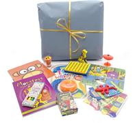 Brimtoy Pre-wrapped ready to play 12 Layer Pass the Parcel game, unisex children's birthday game, 3yrs upwards, gift in each layer with main prize in last layer, party favours for kids to enjoy