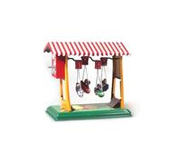 Brimtoy Small Swing boats mechanical clockwork retro tin toy replica