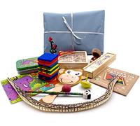 Brimtoy wooden Pass the parcel - 10 Layers - Unisex Birthday Game for 3yrs upwards - each layer consists of a wooden gift with main prize in the last layer - Non plastic reusable toys