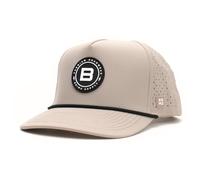 BRIMZ Outdoor Performance Hat - Water & Sweat Resistant Hats - Breathable & Moisture-Wicking Snapback, Brimz - Tan, One size