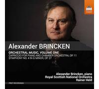 Brincken/Rsno/Held - Alexander Brincken: Orchestral Music, Volume One