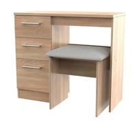 Brindisi Ready Assembled Oak Effect 3 Drawer Vanity Unit (H)795mm (W)930mm (D)415mm