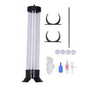 Brine Shrimp Eggs Incubator, Shrimp Breeding Hatcher Incubator, High Hatchability Shrimp Hatching Kit, with Check Valve Regulating Valve for Aquarium Brine Shrimp Eggs