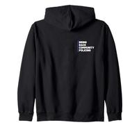Bring Back Community Policing Police Resource Officer Cops Zip Hoodie
