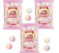 Bring Back the Fun - Originals Double Lollies 130g - Classic Dual-Flavour Lollipop Sweets in Share Bags for Parties, Snacking & Gifting - Swzl (3 x Bag)
