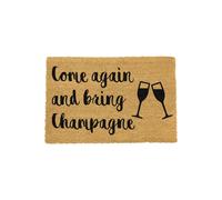 Bring Champagne Doormat - Regular 60x40cm Artsy Mats Black 40cm x 60cm