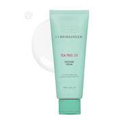 BRING GREEN Tea Tree Cica Soothing Cream 100 ml + Cream 40 ml Set - Tea Tree & Centella Asiatica Soothing Face Gel Cream Against Sebum Control for Acne and Problem-Prone Skin