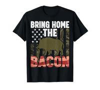 Bring Home The Bacon Hog Hunting Boar Wild Pig Hunter T-Shirt