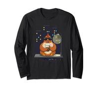 Bring iced Coffee for This Cool Rooster in the Night City Long Sleeve T-Shirt