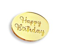 Bring Joy to Your Cakes with 51020PCS of Rose Gold Acrylic Cupcake (10pcs Gold)