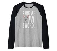 Bring Me My Sword | Funny Medieval Costume Raglan Baseball Tee