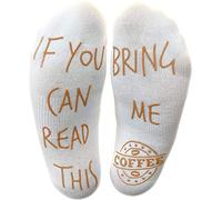 BRING ME SOCKS If You Can Read This Bring Me Coffee Funny Socks for Coffee Lovers