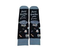 Bring Me Some - Funny Novelty Colorful Cotton Crew Gift Bacon Socks UK 7-11 (Cotton Blend, Best Grandpa)